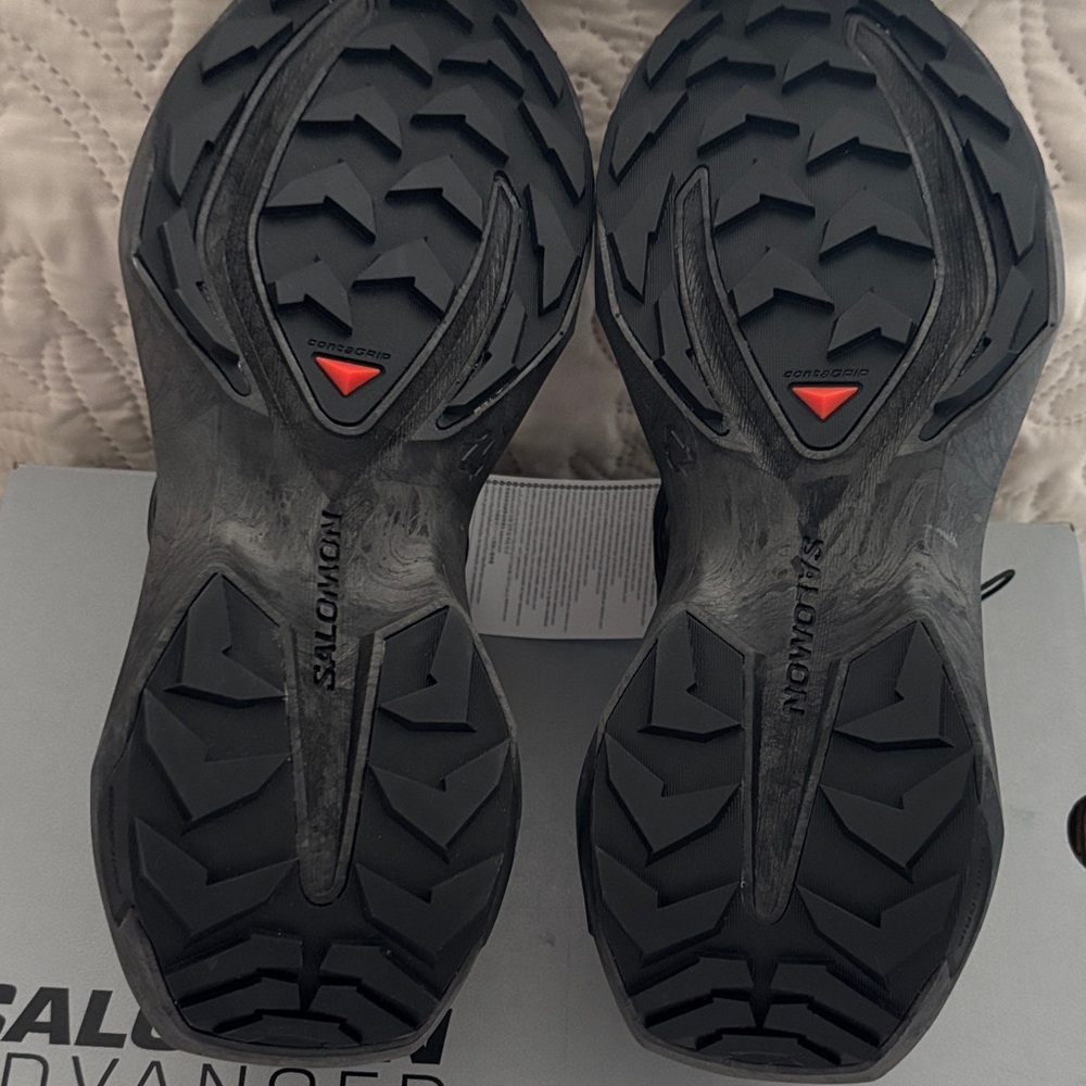 Salomon Athletic Shoes in Tan and Black - Picture 5 of 6